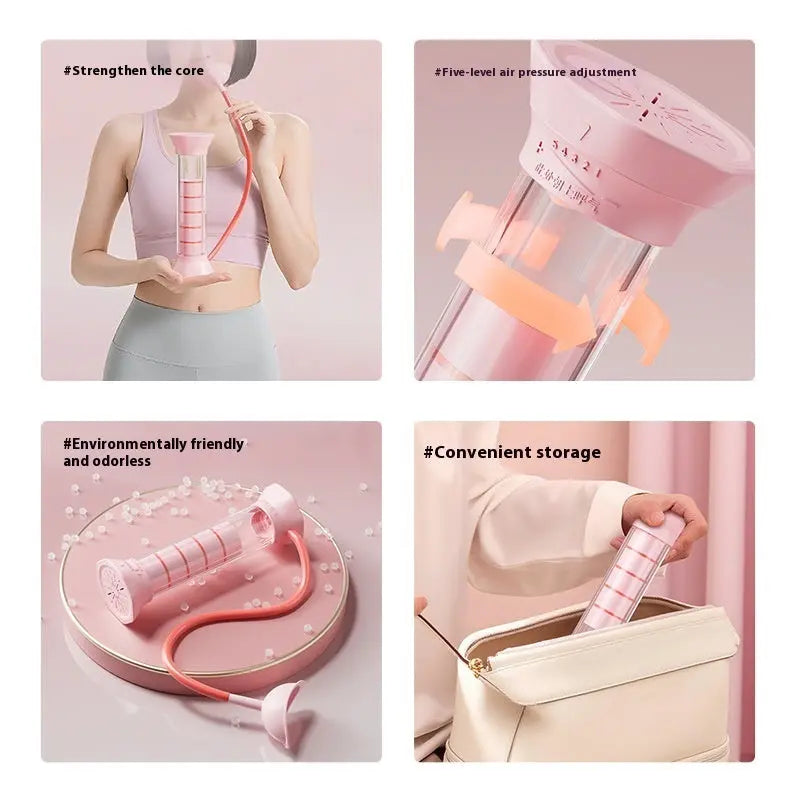 Abdominal Breathing Trainer Breathing Dumbbell Co-babel-fashion