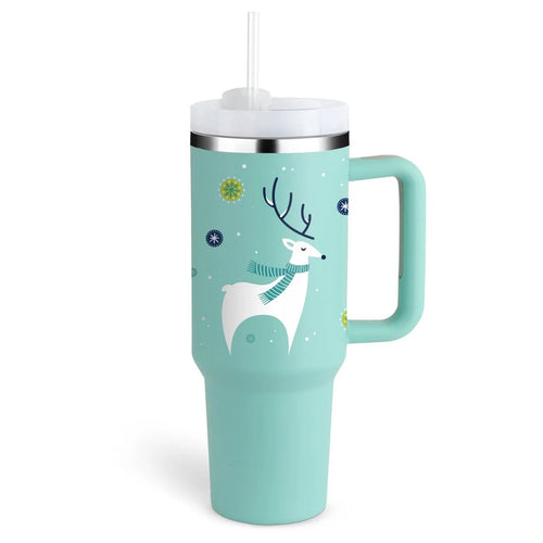 MUG Cup With Handle Portable 1200ML - Christmas Green / 1200ML - BABYLON FASHION BABEL.FASHION power by FashionBrandsTop.com