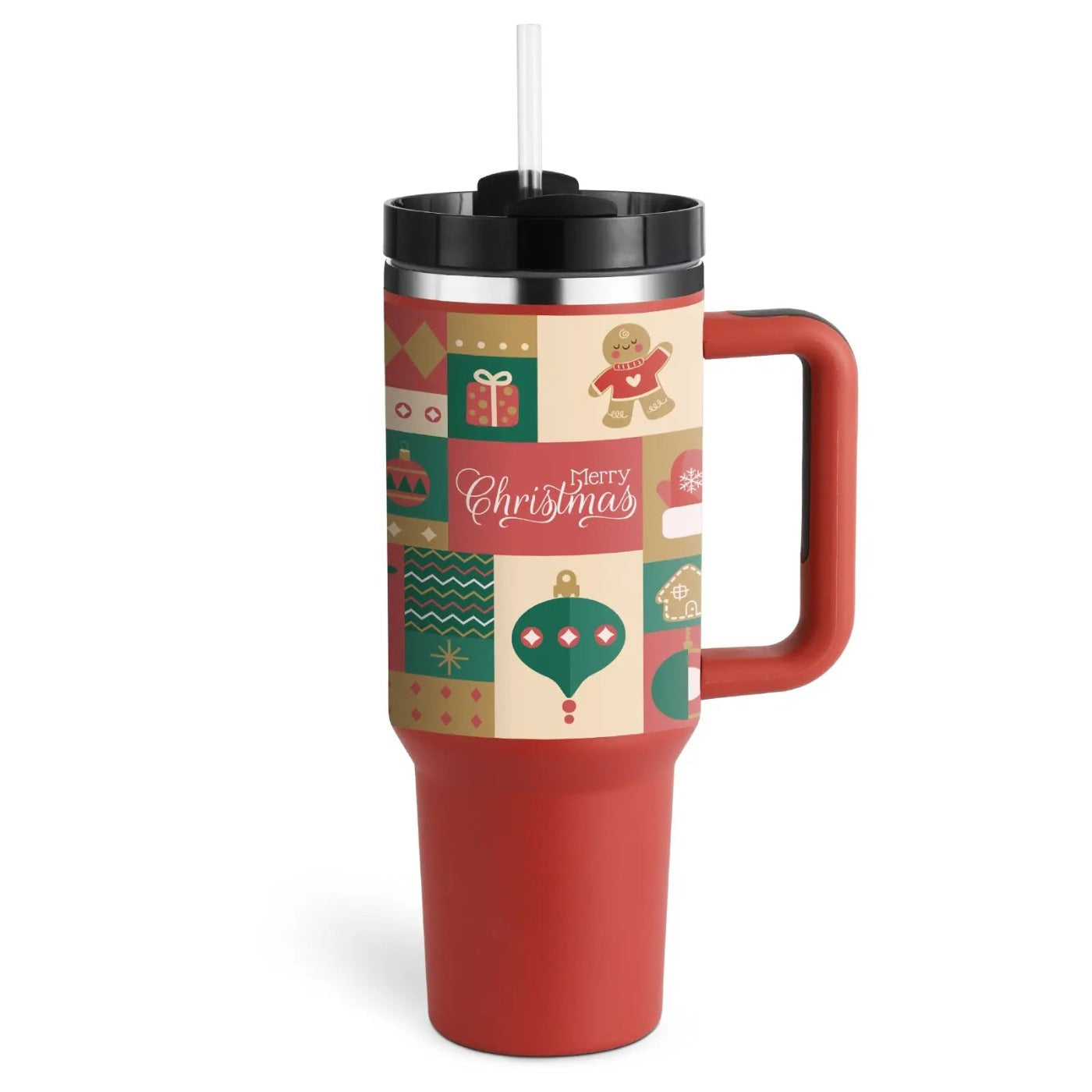 MUG Cup With Handle Portable 1200ML - Christmas Red / 1200ML - BABYLON FASHION BABEL.FASHION power by FashionBrandsTop.com