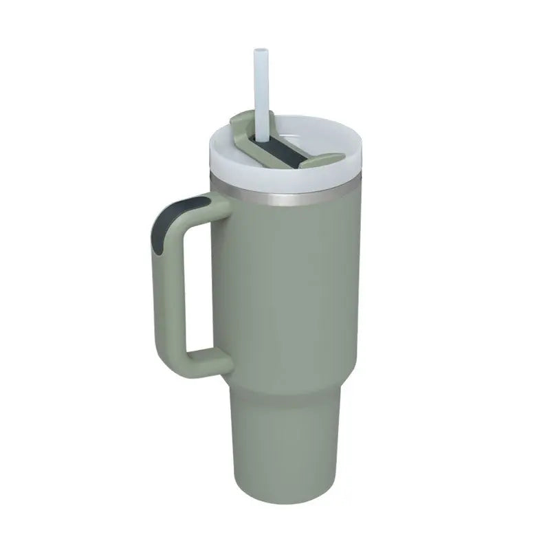 MUG Cup With Handle Portable 1200ML - Bay leaves / 1200ML - BABYLON FASHION BABEL.FASHION power by FashionBrandsTop.com