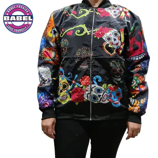 Ladies Bomber Jacket Hallowen BABEL FASHION