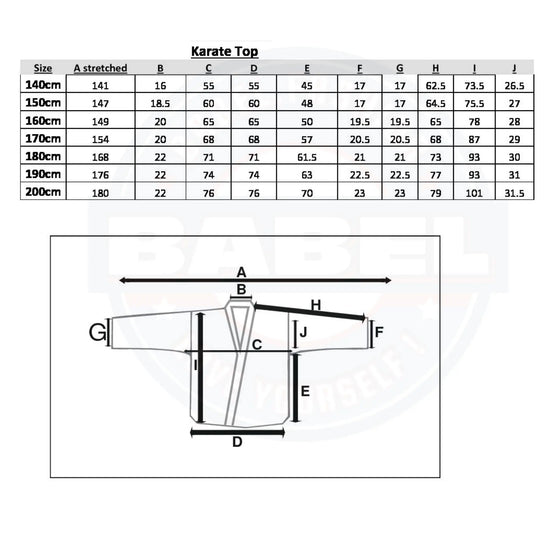 Martial Art Gi - KARATE KIMONO BabelFashion