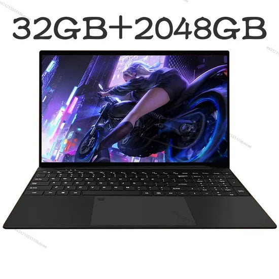 New 15.6" Inch Laptop, Windows 11 Pro N5095 1920x1080 32GB+2048 GB Fingerprint Unlock,Backlit Keyboard,Portable Office Notebook BABEL.FASHION