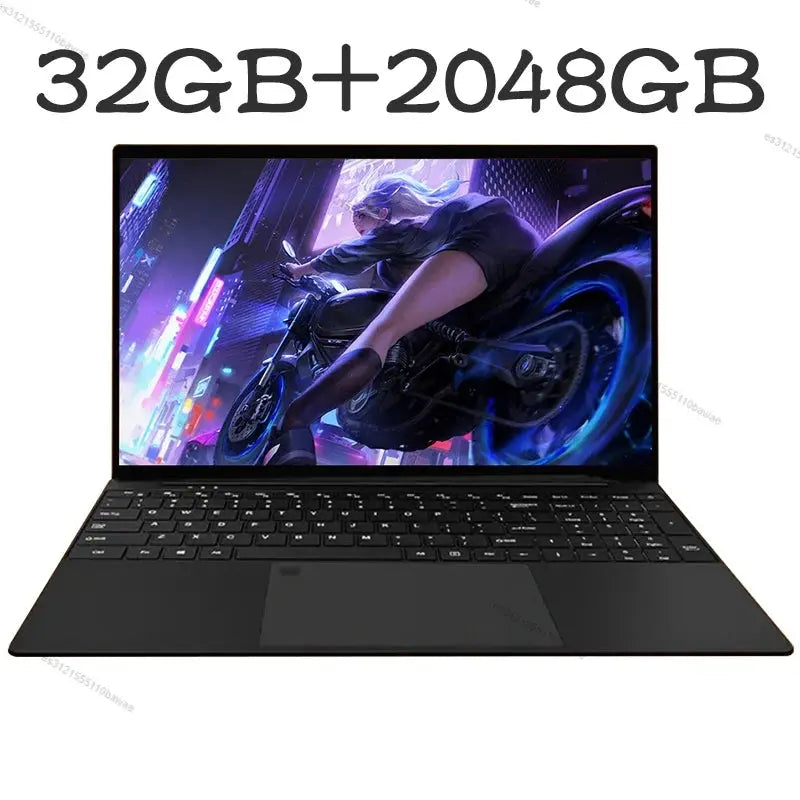 New 15.6" Inch Laptop, Windows 11 Pro N5095 1920x1080 32GB+2048 GB Fingerprint Unlock,Backlit Keyboard,Portable Office Notebook BABEL.FASHION