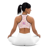 Padded Sports Bra BABEL Team Love BABEL.FASHION