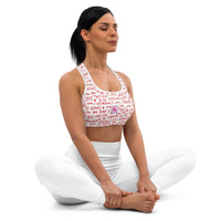 Padded Sports Bra BABEL Team Love BABEL.FASHION