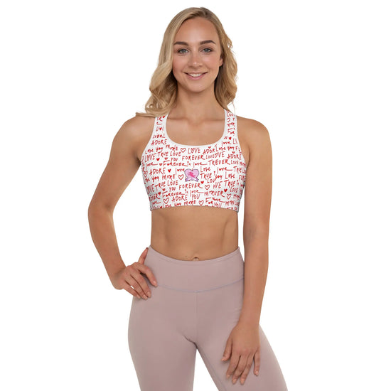 Padded Sports Bra BABEL Team Love BABEL.FASHION