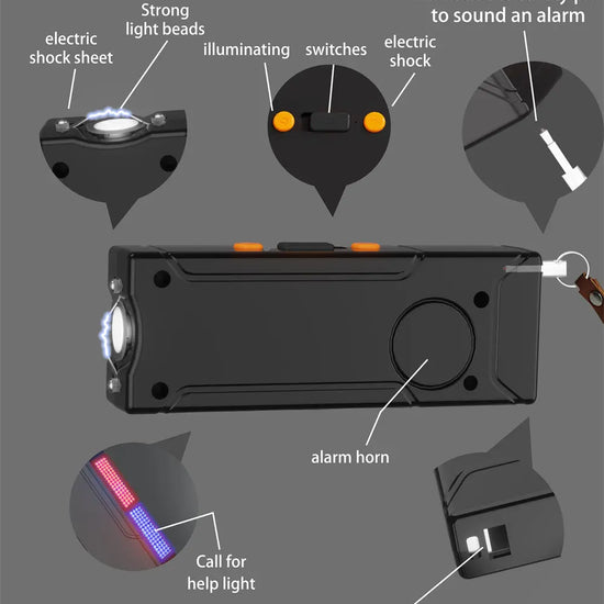 Power Bank Alarm Light Babel.Fashion