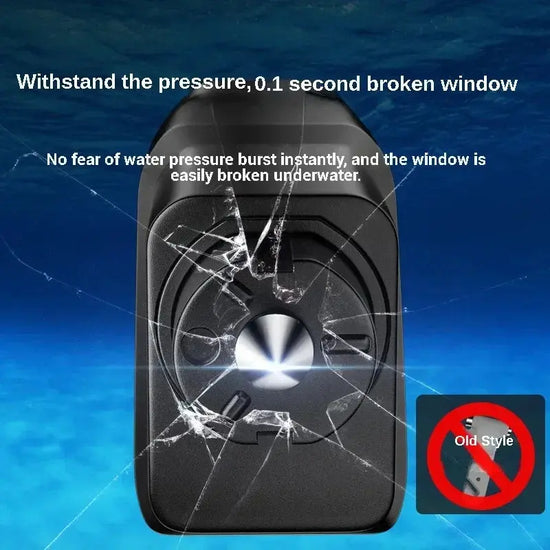 Safety Hammer Car Emergency Rescue Kit Key Chain Knife Life Saving Seat Belt Cutter Window Breaker Glass Emergency Hammer BABEL.FASHION