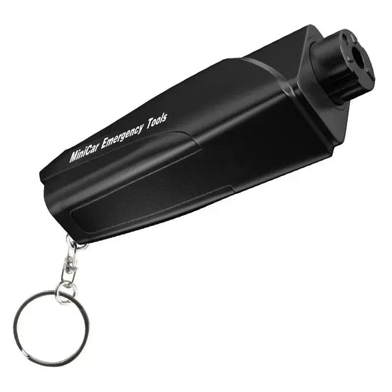 Safety Hammer Car Emergency Rescue Kit Key Chain Knife Life Saving Seat Belt Cutter Window Breaker Glass Emergency Hammer BABEL.FASHION