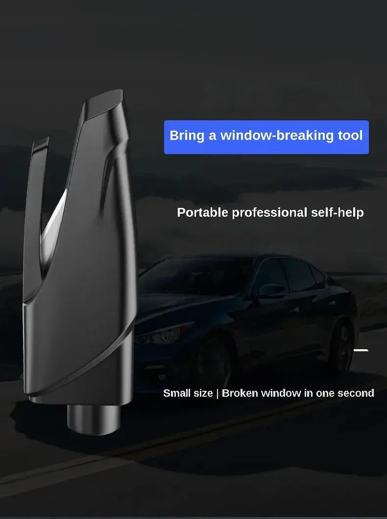 Safety Hammer Car Emergency Rescue Kit Key Chain Knife Life Saving Seat Belt Cutter Window Breaker Glass Emergency Hammer BABEL.FASHION