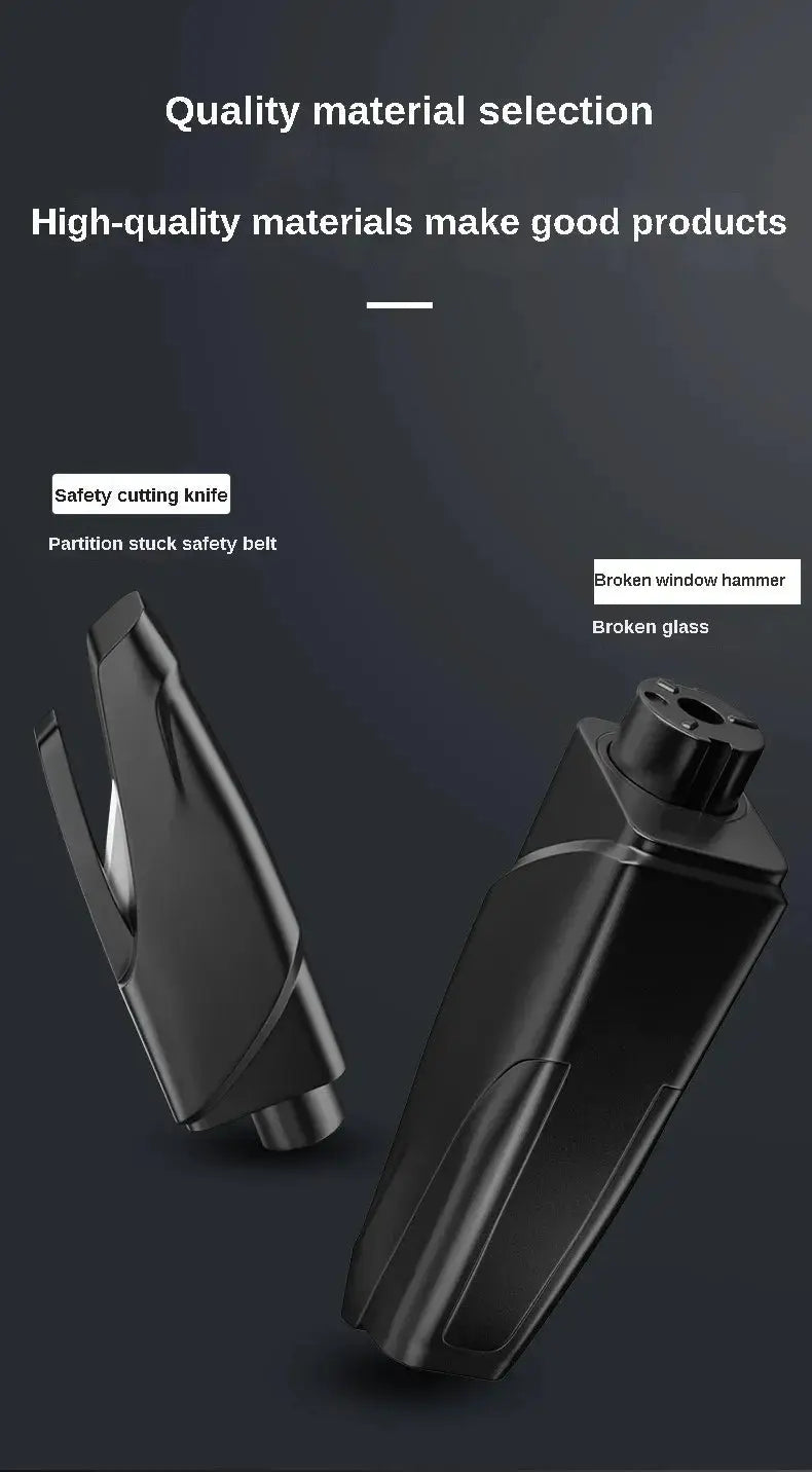 Safety Hammer Car Emergency Rescue Kit Key Chain Knife Life Saving Seat Belt Cutter Window Breaker Glass Emergency Hammer BABEL.FASHION