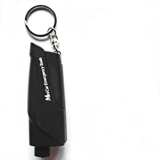 Safety Hammer Car Emergency Rescue Kit Key Chain Knife Life Saving Seat Belt Cutter Window Breaker Glass Emergency Hammer BABEL.FASHION