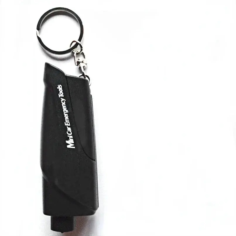 Safety Hammer Car Emergency Rescue Kit Key Chain Knife Life Saving Seat Belt Cutter Window Breaker Glass Emergency Hammer BABEL.FASHION