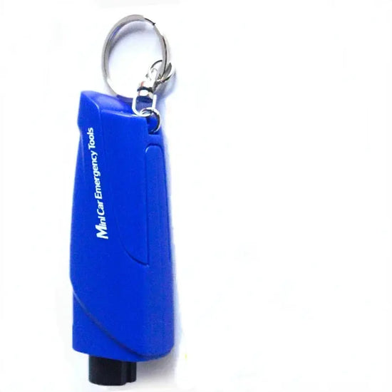 Safety Hammer Car Emergency Rescue Kit Key Chain Knife Life Saving Seat Belt Cutter Window Breaker Glass Emergency Hammer BABEL.FASHION