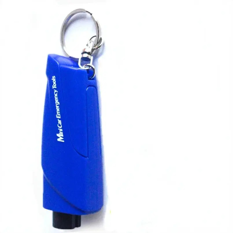 Safety Hammer Car Emergency Rescue Kit Key Chain Knife Life Saving Seat Belt Cutter Window Breaker Glass Emergency Hammer BABEL.FASHION