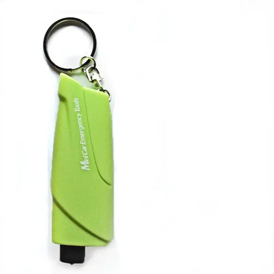 Safety Hammer Car Emergency Rescue Kit Key Chain Knife Life Saving Seat Belt Cutter Window Breaker Glass Emergency Hammer BABEL.FASHION