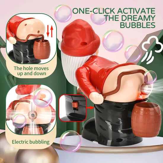 Santa Claus Bubble With Light Music BABYLON FASHION