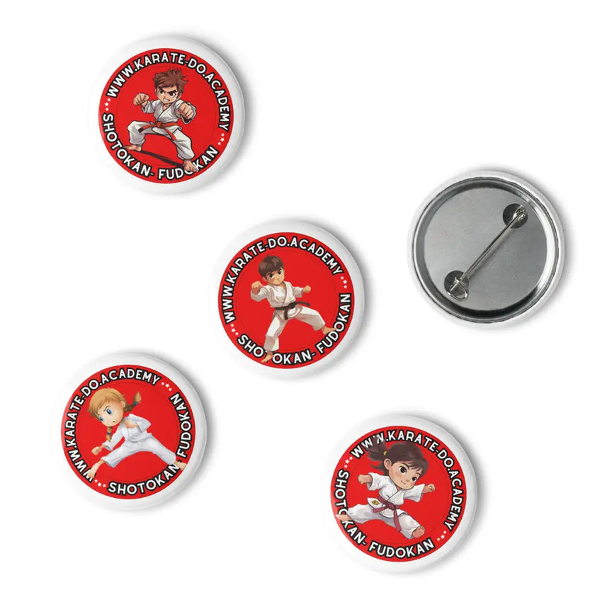 Set of pin buttons Karate-Do.Academy BABEL.FASHION power by FashionBrandsTop.com