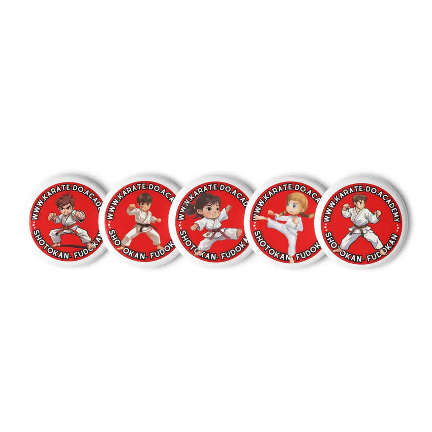 Set of pin buttons Karate-Do.Academy BABEL.FASHION power by FashionBrandsTop.com