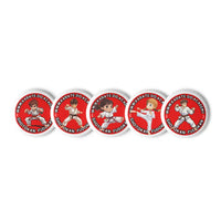 Set of pin buttons Karate-Do.Academy BABEL.FASHION power by FashionBrandsTop.com