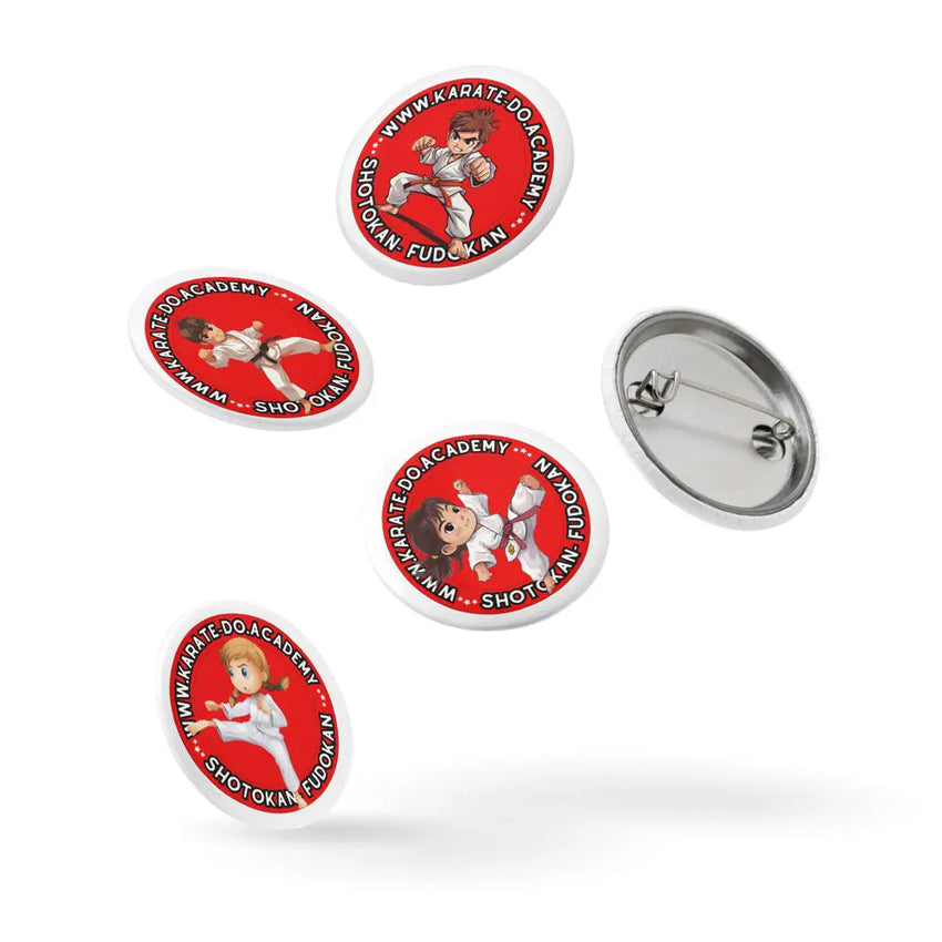 Set of pin buttons Karate-Do.Academy BABEL.FASHION power by FashionBrandsTop.com