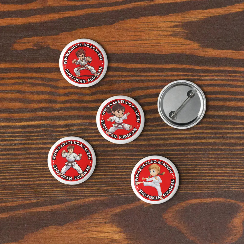 Set of pin buttons Karate-Do.Academy BABEL.FASHION power by FashionBrandsTop.com