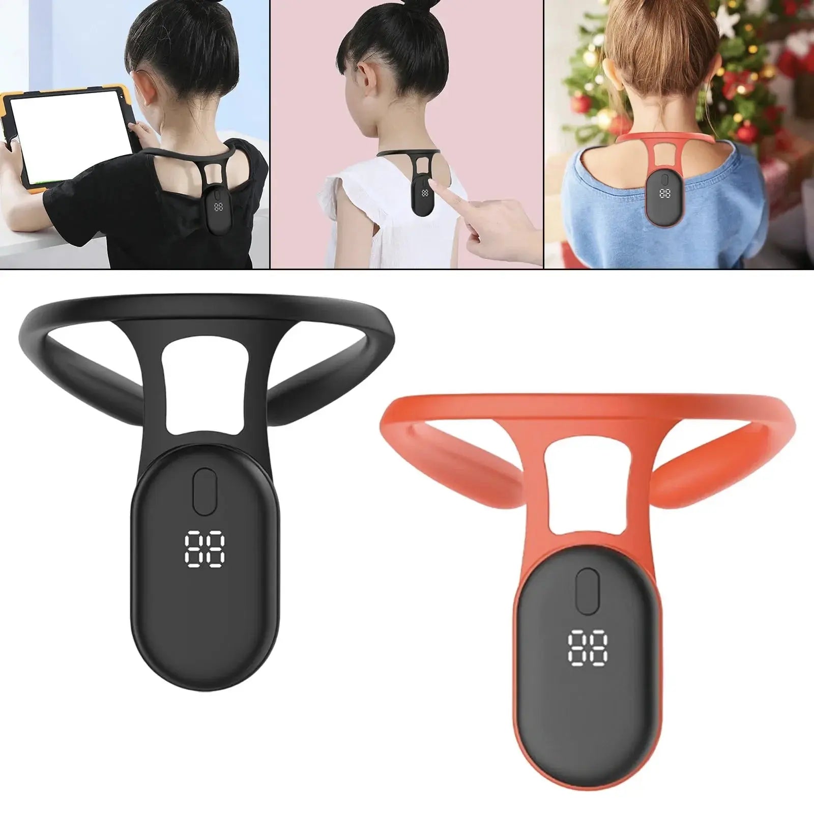 Smart Posture Corrector Miicro Vibration Posture Training Reminder Sensor Back Posture Neck Hump Corrector for Adult Kids BABEL.FASHION