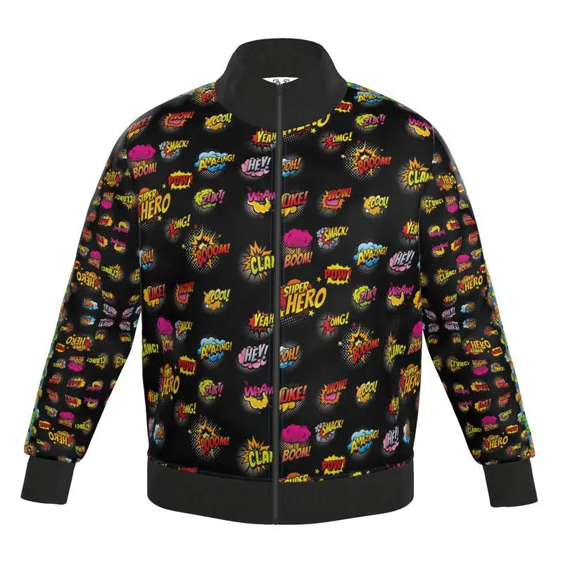 Superhero-Inspired Tracksuit Jacket Contrado