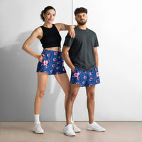 Unisex Athletic Shorts Love Team 2 BABEL.FASHION