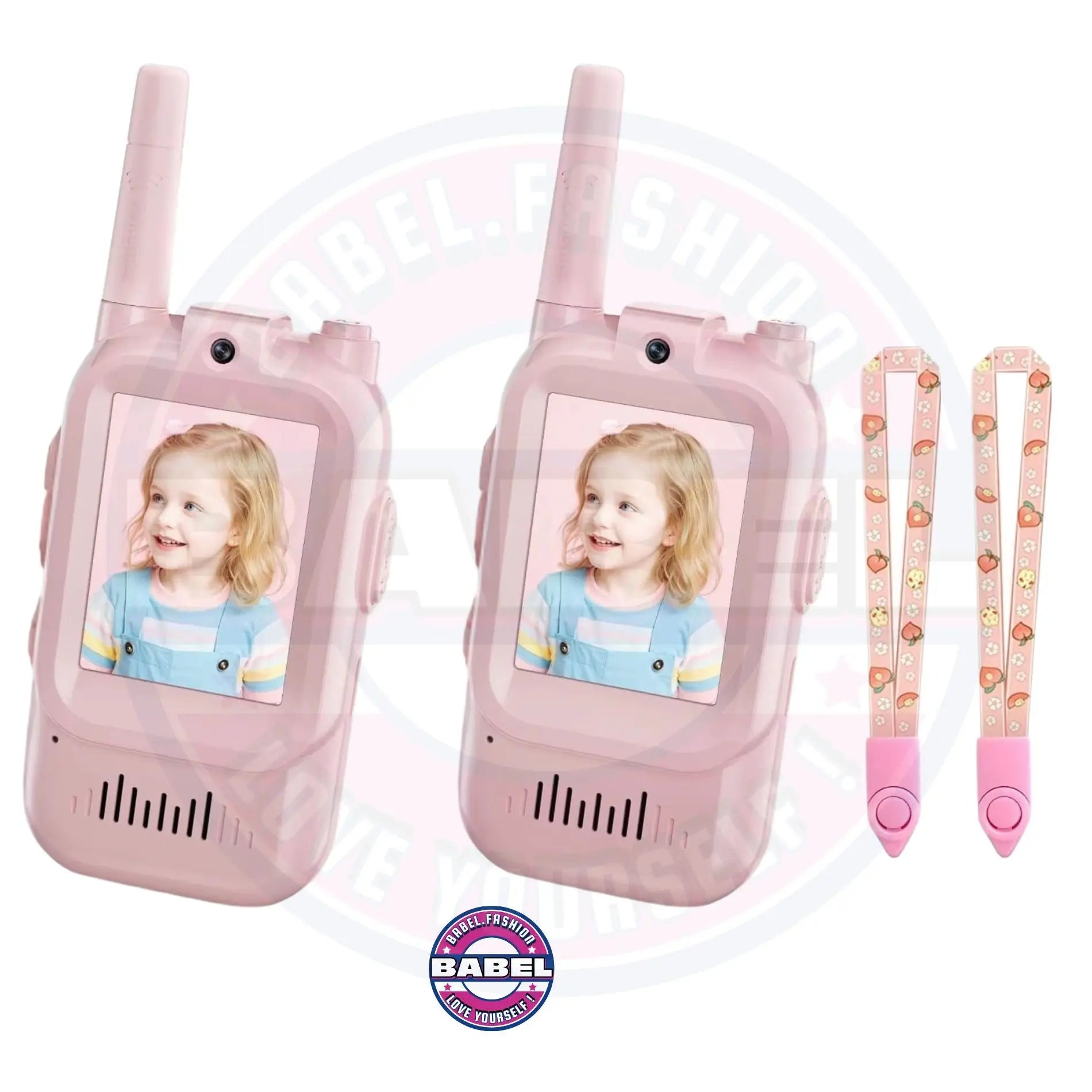 Walkie Talkies For Kids Handheld 2 Pack Rechargeable Intercom Cam Outdoor Family Games Gift For Boys Girls Co-babel-fashion