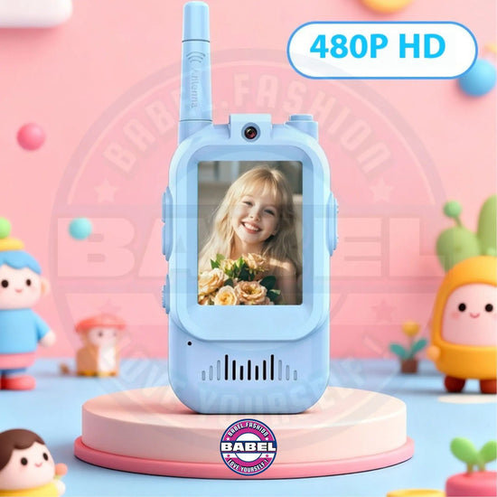 Walkie Talkies For Kids Handheld 2 Pack Rechargeable Intercom Cam Outdoor Family Games Gift For Boys Girls Co-babel-fashion