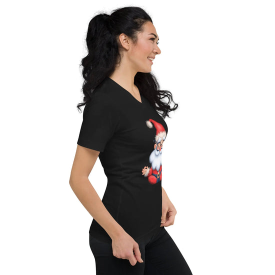 CHRISTMAS Unisex Short Sleeve V-Neck T-Shirt - Babylon.Fashion Babylon.Fashion