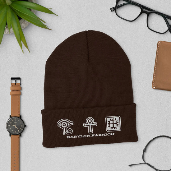 Cuffed Beanie - Brown - Babylon.Fashion Babylon.Fashion