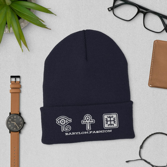 Cuffed Beanie - Navy - Babylon.Fashion Babylon.Fashion