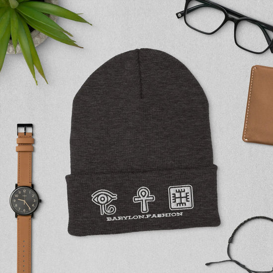 Cuffed Beanie - Dark Grey - Babylon.Fashion Babylon.Fashion