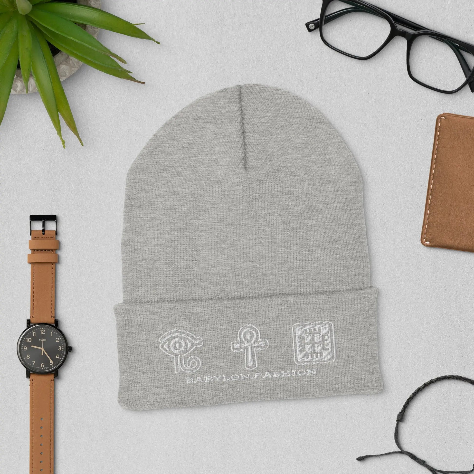 Cuffed Beanie - Heather Grey - Babylon.Fashion Babylon.Fashion