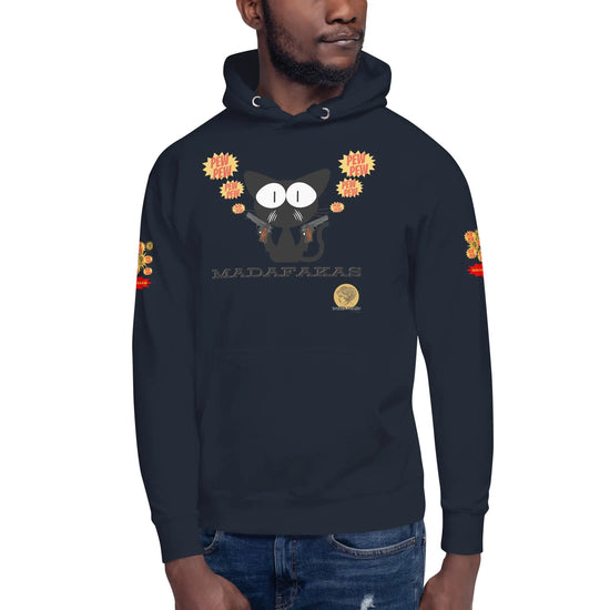 Hoodie PEW PEW - Navy Blazer / S - Babylon.Fashion Babylon.Fashion