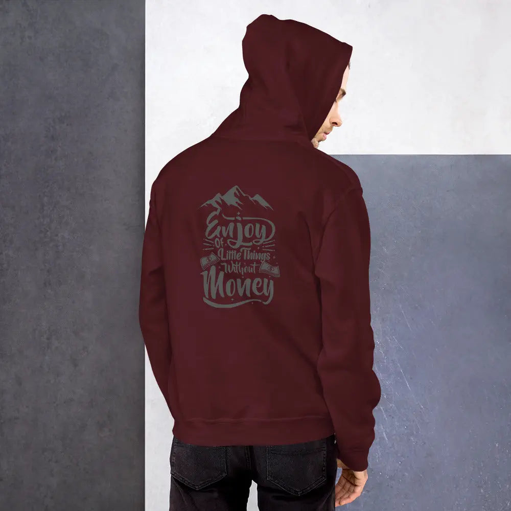 Unisex Hoodie Money - Maroon / S - Babylon.Fashion Babylon.Fashion