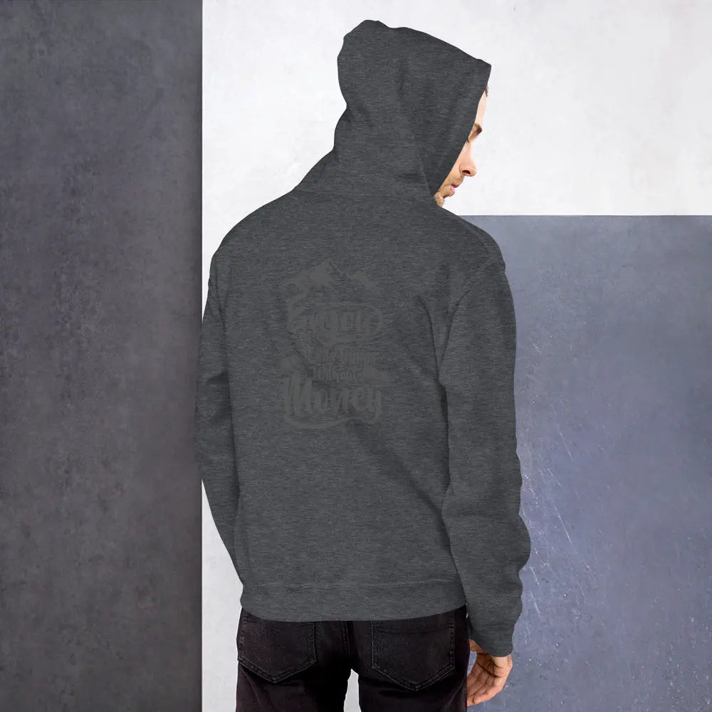 Unisex Hoodie Money - Dark Heather / S - Babylon.Fashion Babylon.Fashion
