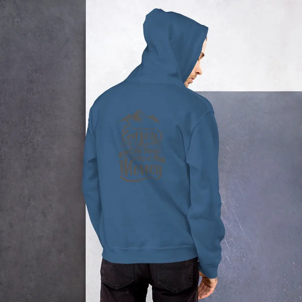 Unisex Hoodie Money - Indigo Blue / S - Babylon.Fashion Babylon.Fashion