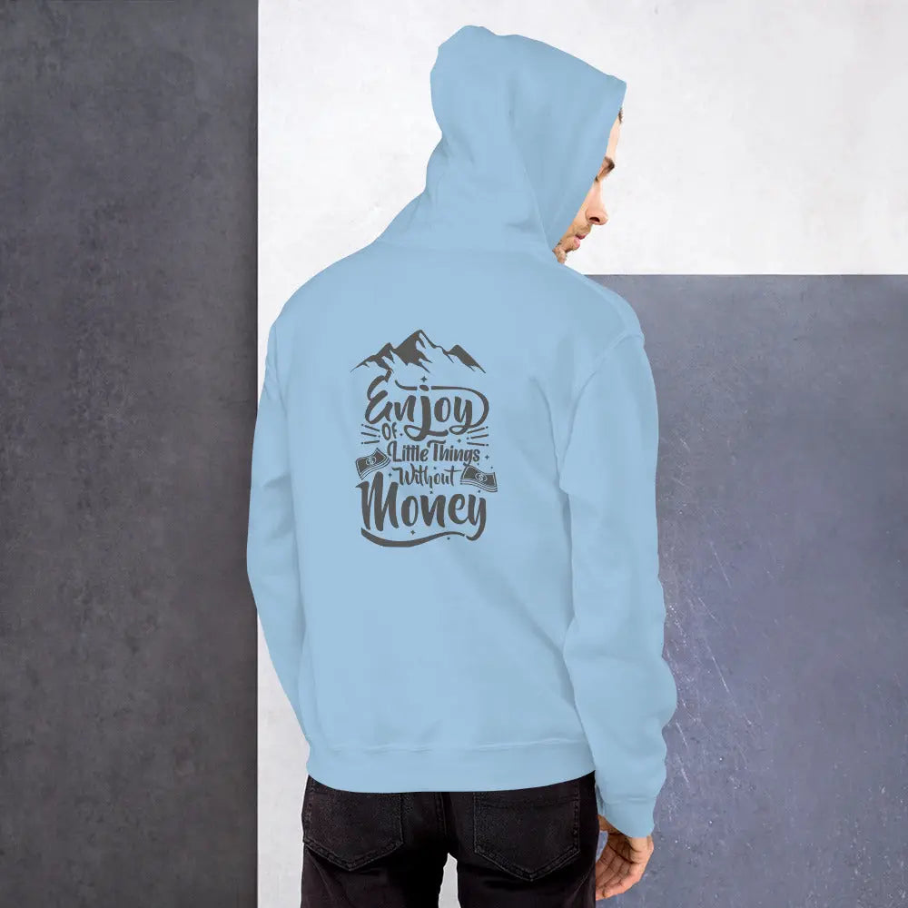 Unisex Hoodie Money - Light Blue / S - Babylon.Fashion Babylon.Fashion