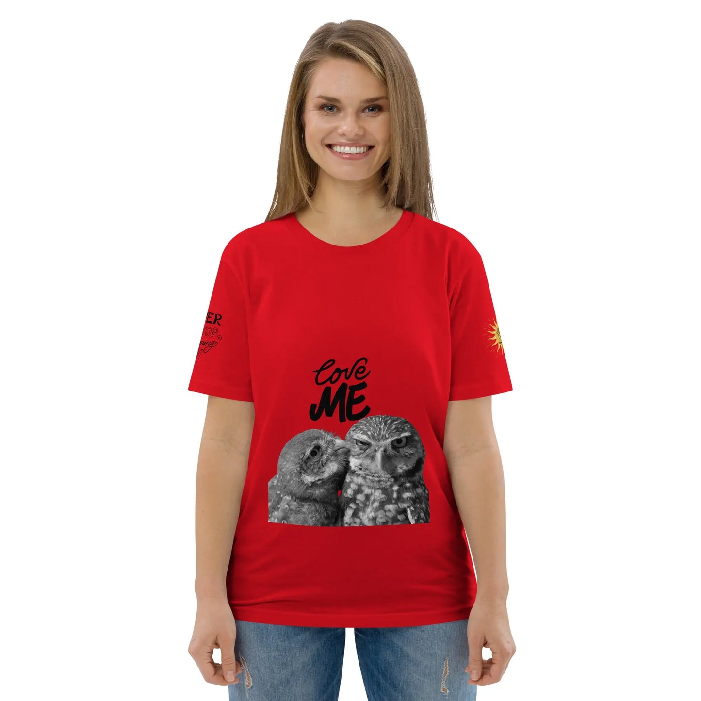 Unisex organic cotton t-shirt - Red / S - Babylon.Fashion Babylon.Fashion