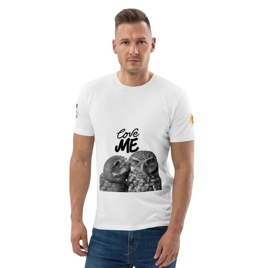 Unisex organic cotton t-shirt LOVE ME - Babylon.Fashion Babylon.Fashion