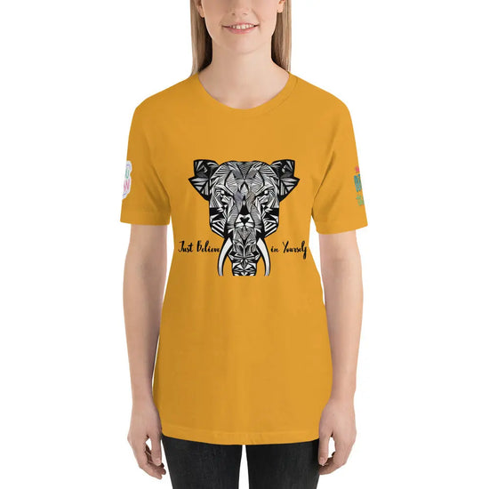 Babylon Coton Unisex t-shirt - Mustard / XS - Babylon.Fashion Babylon.Fashion