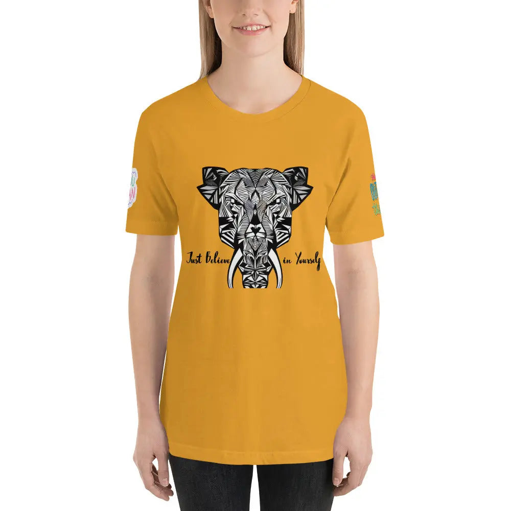 Babylon Coton Unisex t-shirt - Mustard / XS - Babylon.Fashion Babylon.Fashion